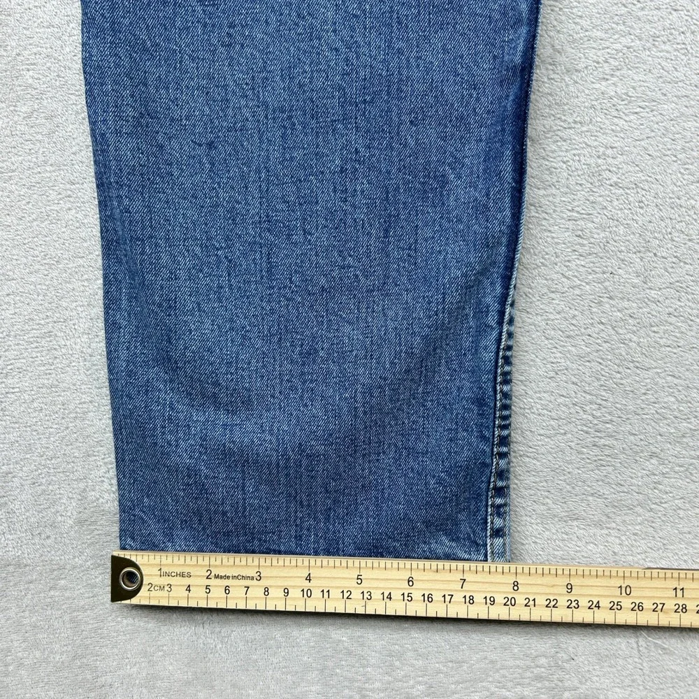Levis 505 Regular Fit‎ Jeans Mens 32x34 Blue Straight Leg Denim Pants